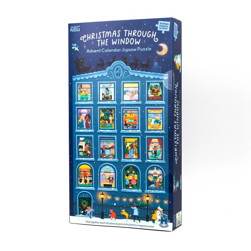 Adventskalender pussel -  Christmas through the window