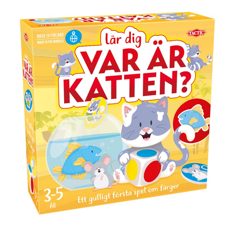 Spel - Lär dig Var är katten? (NY)