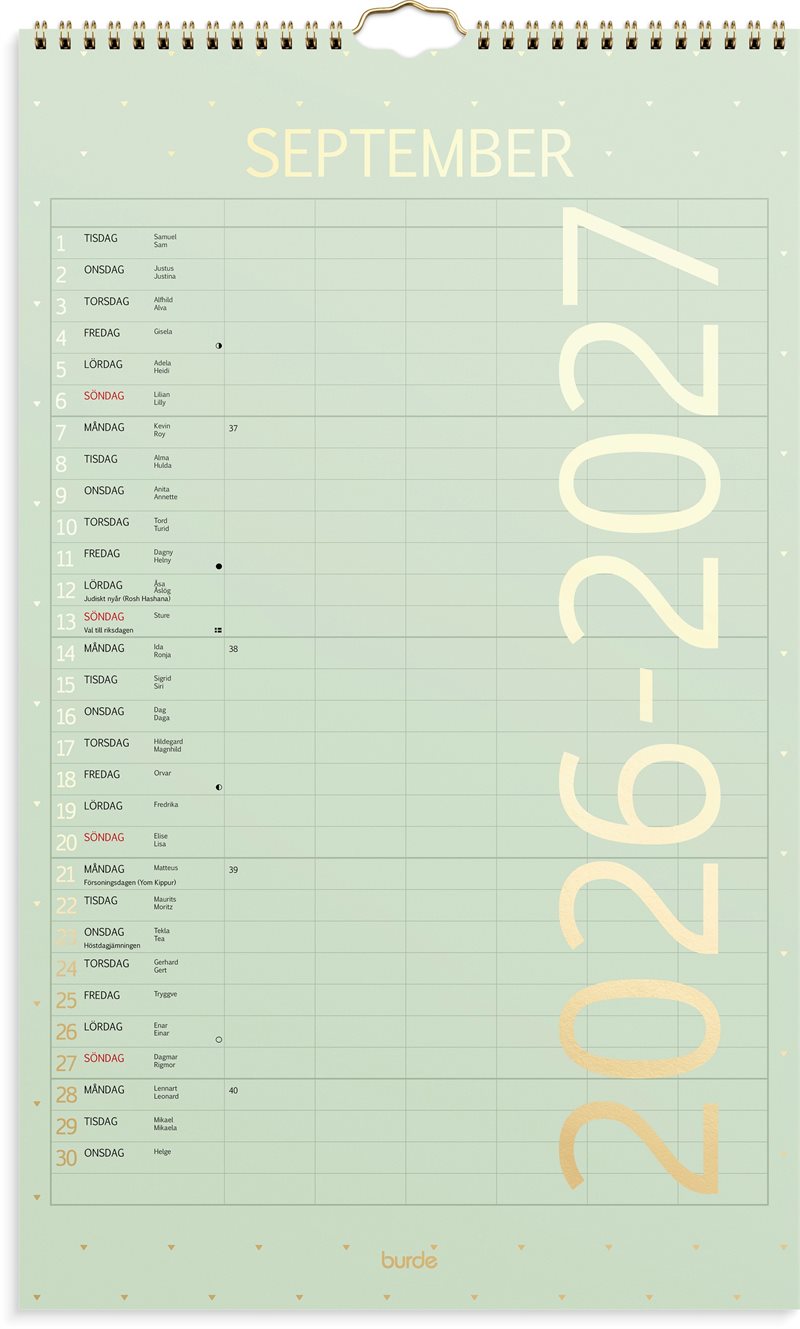 Familjekalender 26/27 Color