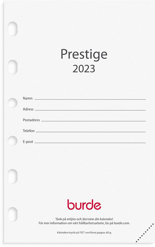 Kalender 2023 Compact kalendersats Prestige