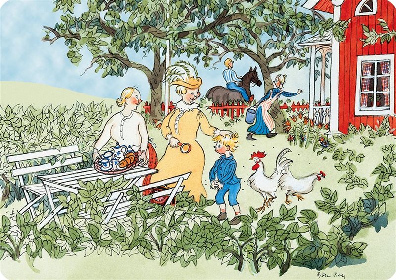 Emil i trädgården underlägg