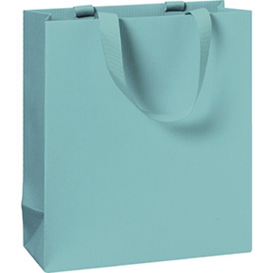 Presentpåse 18x8x21cm Turkos