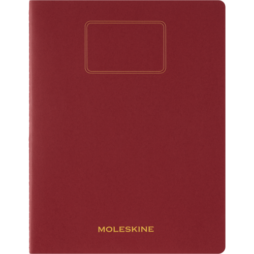Moleskine Student Cahier XXL linjerad röd