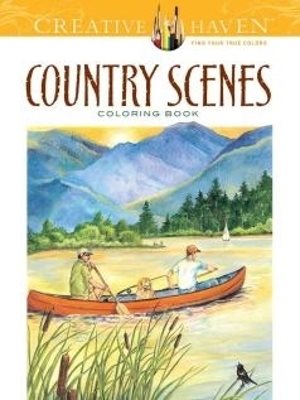 Creative haven country scenes coloring book