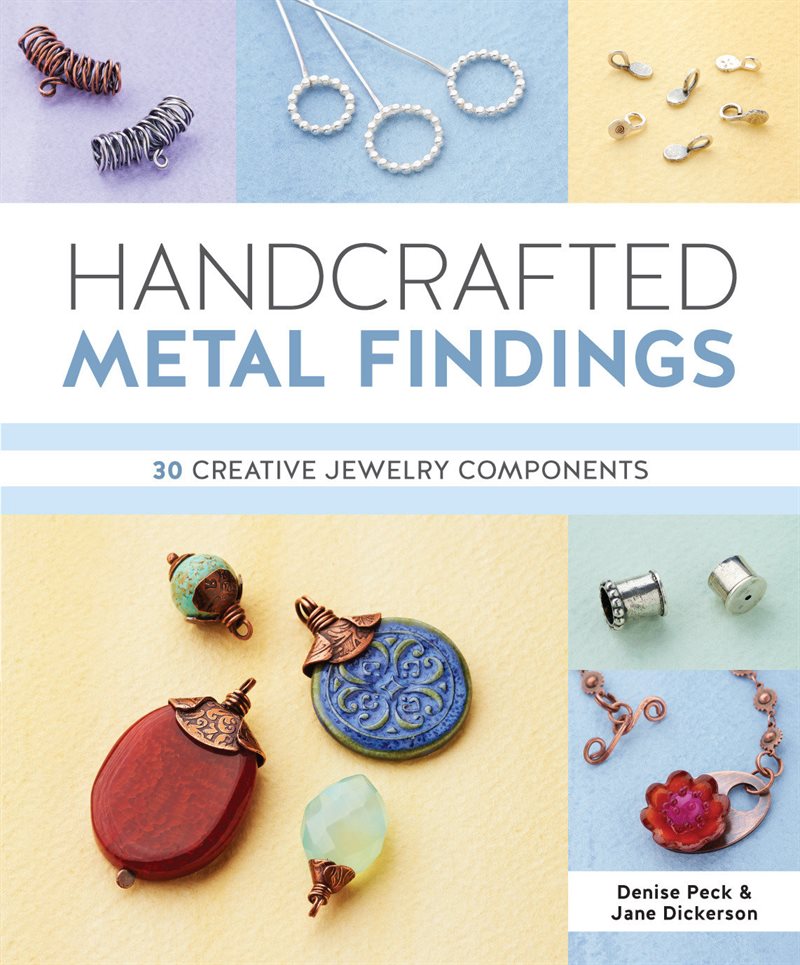 Handcrafted metal findings - 30 creative jewelry components
