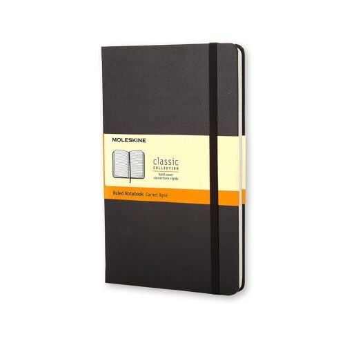 Anteckningsbok Moleskine Classic Hard Linjerad Large Svart