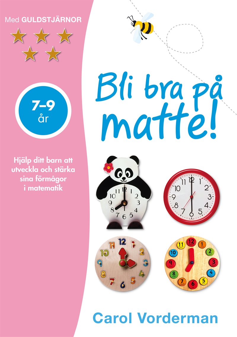 Bli bra på matte! 7-9 år (ljusrosa)