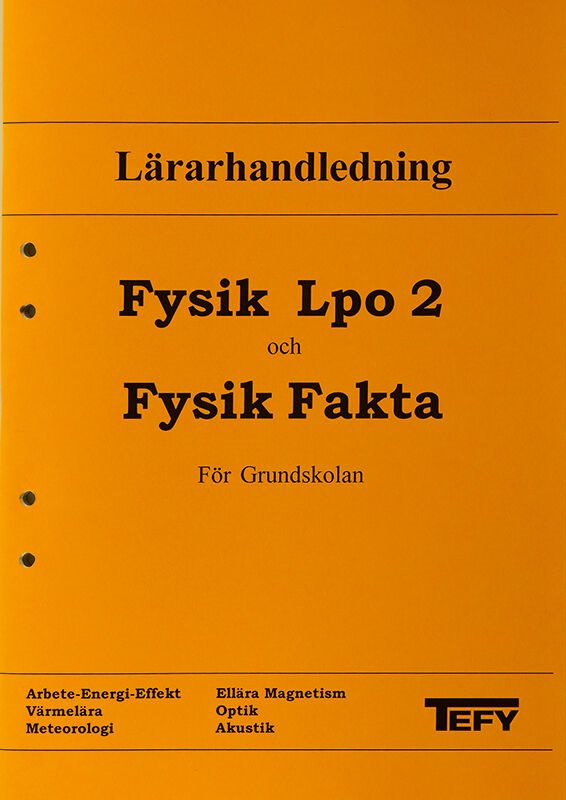 Fysik Lpo 2 Lärarhandledning
