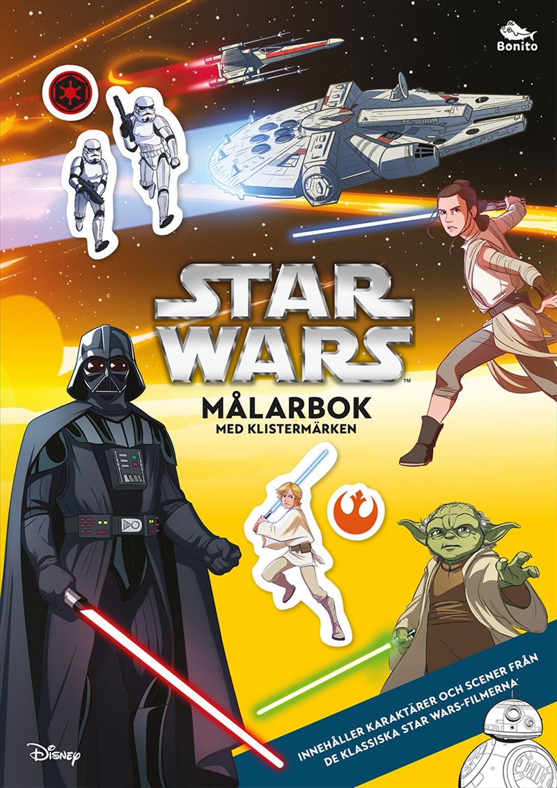Star Wars: Målarbok med klistermärken