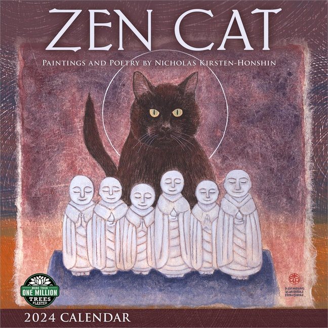 Zen Cat 2024 Calendar : Paintings and Poetry