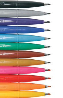 Fiberpenna PENTEL Sign Pen svart