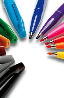 Fiberpenna PENTEL Sign Pen svart