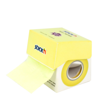 Notisrulle Extra Sticky FSC 50mmx10m Pastell Gul