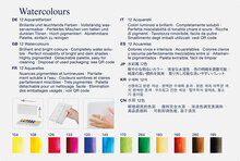 Akvarellfärgset 12p Faber Castell