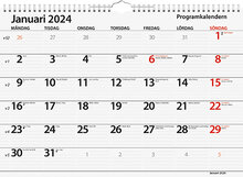 Kalender 2024 Programkalendern FSC