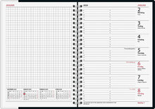 Kalender 2024 Veckonotes Svart Plast FSC