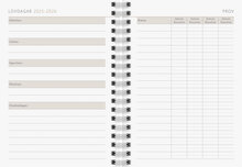 Kalender A6 Mint FSC Almanacksförlaget