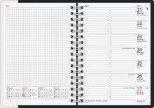 Agenda - Lilla Veckonotes Svart FSC