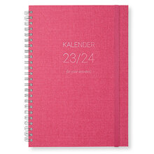 Skolkalender Paperstyle A5 2023-24 Newport vecka/notes Raspberry sorbet