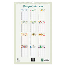 FamiljeKalender 2024 - m 5 kolumner  Design Tina Backman